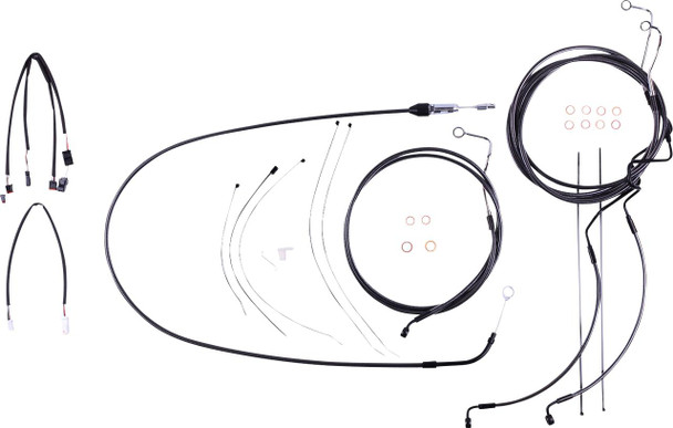  MAGNUM SHIELDING Black Pearl* Designer Handlebar Installation Kit 4871191 