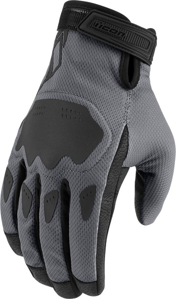  ICON Hooligan* CE Gloves - Gray - 3XL 3301-4377 