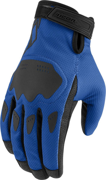  ICON Hooligan* CE Gloves - Blue - Large 3301-4362 