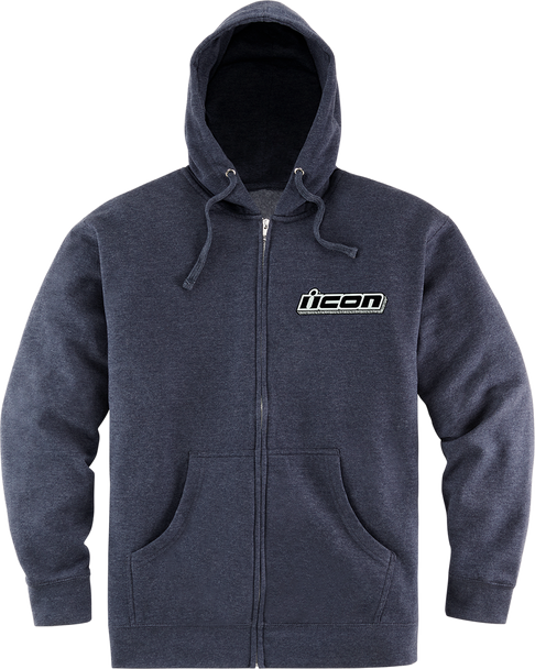 ICON Redoodle Hoodie - Heather Navy - Large 3050-6176