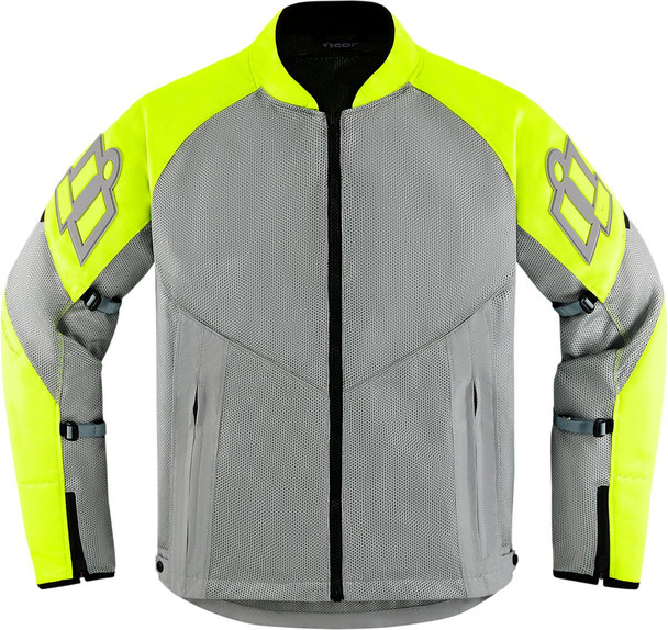  ICON Mesh AF* Jacket - Gray/Hi-Vis - Small 2820-5944 