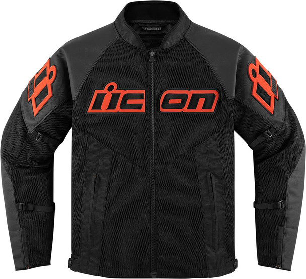  ICON Mesh AF* Leather Jacket - Slayer - Large 2810-3909 