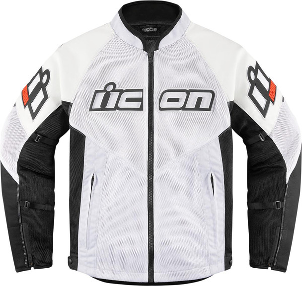  ICON Mesh AF* Leather Jacket - White - Large 2810-3904 