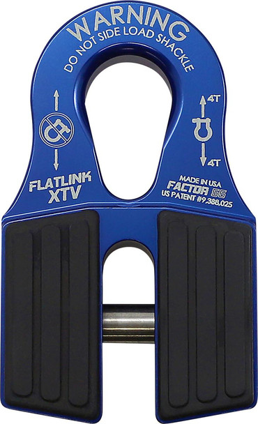  FACTOR 55 FlatLink XTV Winch Shackle Mount - Blue 00070-02 