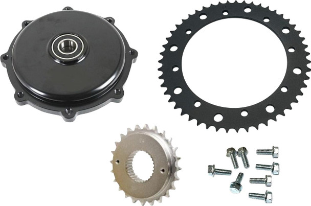  DRAG SPECIALTIES Conversion Sprocket Kit - Chrome - '09-'16 201406 