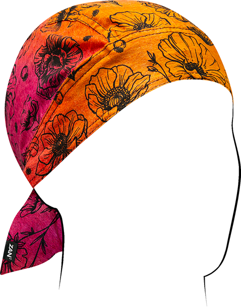 ZAN HEADGEAR Flydanna? Head Wrap - Sunset Poppies Z210