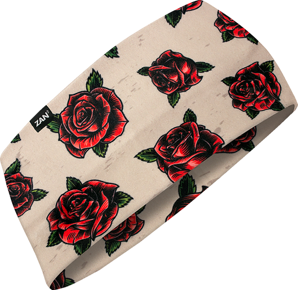 ZAN HEADGEAR SportFlex? Headband - Tattoo Roses HBL207