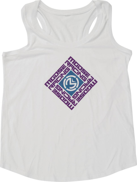  MOOSE OFFROAD Women's Spin Sync Tank Top - White - Small 3031-4280 