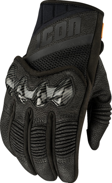 ICON Contra3* Gloves - Black - Medium 3301-4882