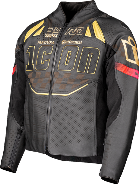 ICON Contra3* Rizz Rizz Jacket - Black - 3XL 2810-4293