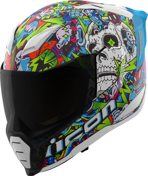 ICON Ultraflite Helmet - Doodle 3 - MIPS - Blue - Small 0101-17979