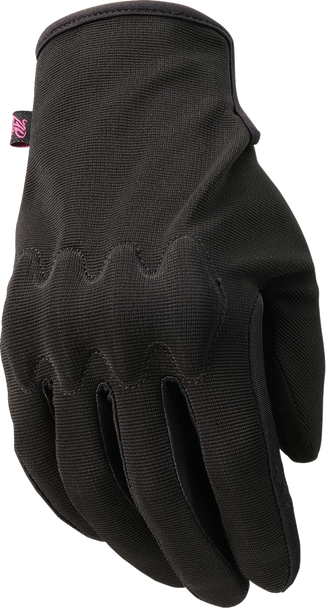 Z1R Women's Slider Gloves - Black - Large