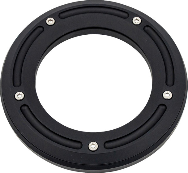  TRASK Assault Derby Cover - Matte Black - Softail TM-0042MBK 