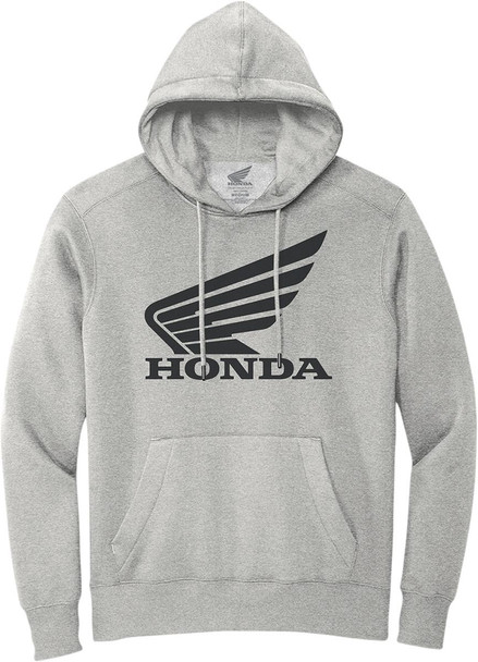  HONDA APPAREL Honda Wing Hoodie - Gray/Black - Large NP21S-S3028-L 