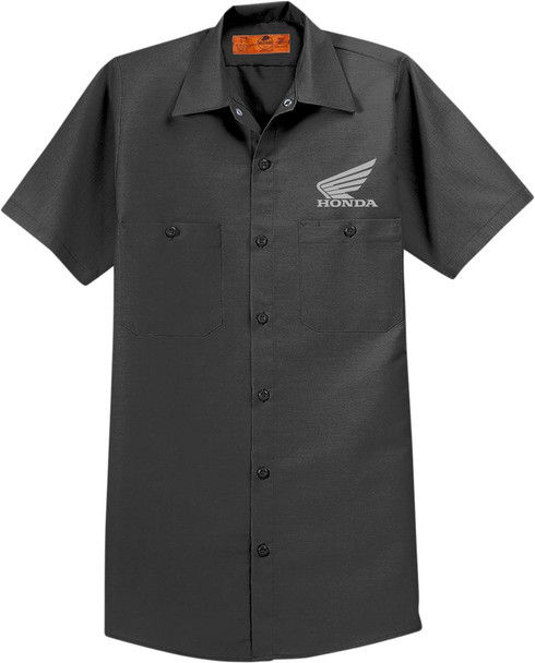  HONDA APPAREL Honda Work Shirt - Charcoal - 2XL NP21S-M3024-2X 