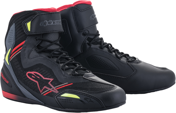 ALPINESTARS Faster-3 Rideknit? Shoes - Black/Red/Yellow - US 7.5 25103191367.5