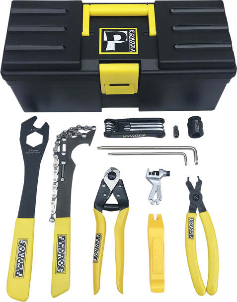 PEDRO'S Bench Tool Set - Starter - 11 Piece with Box 6450620