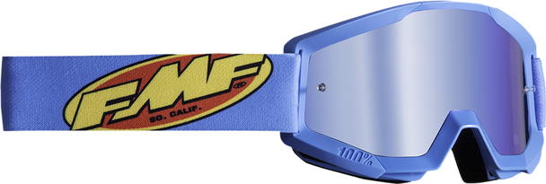 FMF PowerCore Goggles - Core - Cyan - Blue Mirror F-50051-00004