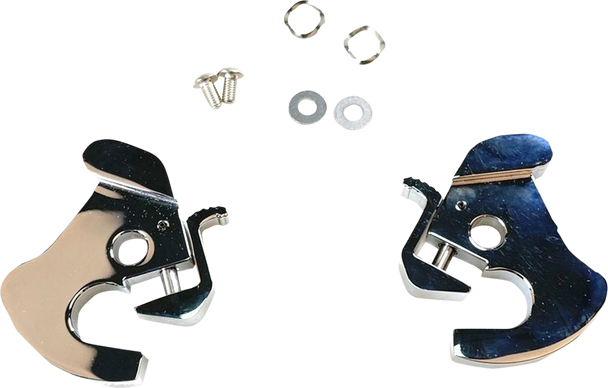 DRAG SPECIALTIES Detachable Latch Kit - Chrome 086097