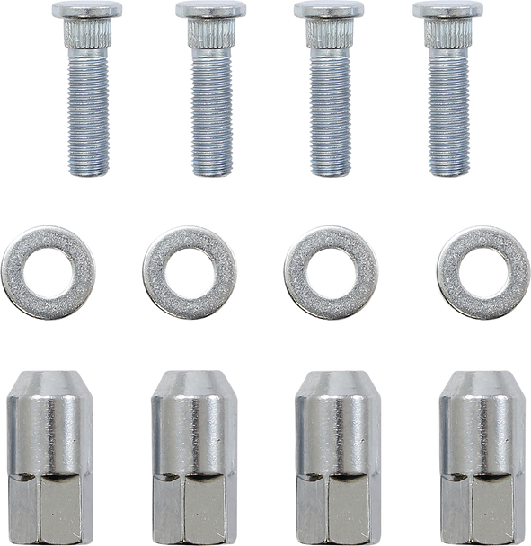 MOOSE OFFROAD Wheel Stud/Nut Kit - Rear - '13-'14 Ranger 800 85-1111