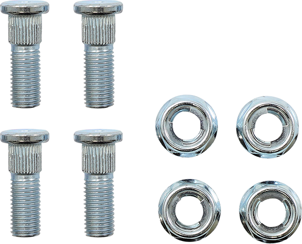 MOOSE OFFROAD Wheel Stud/Nut Kit - Front/Rear - Kawasaki 400/Polaris 200 85-1036 MOOSE OFFROAD Wheel Stud/Nut Kit - Front/Rear - Kawasaki 400/Polaris 200 85-1036