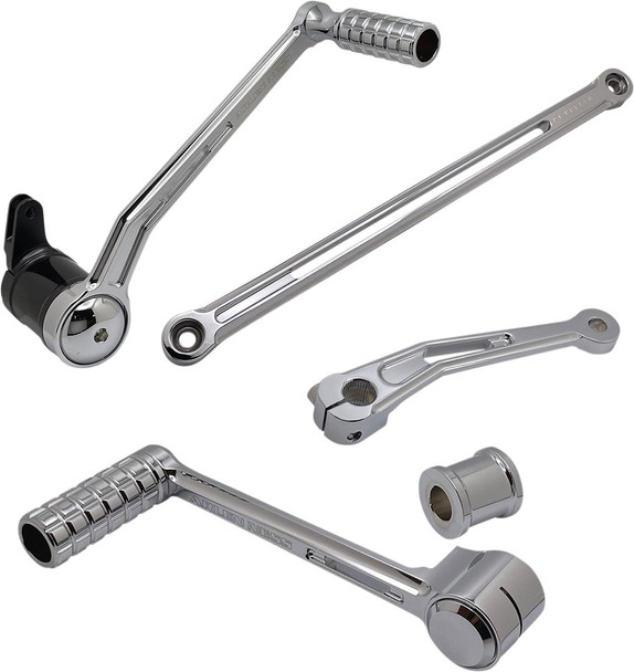  ARLEN NESS SpeedLiner Foot Control Kit w/ Toe Shifter - Solo - Chrome 420-105 