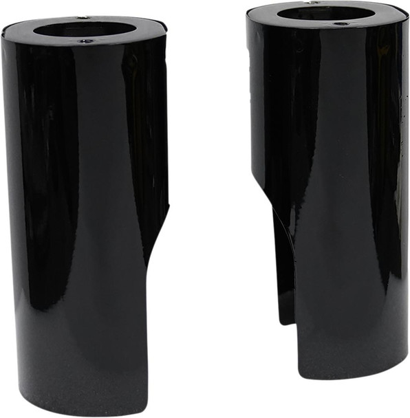  ARLEN NESS Fork Boot Cover - Gloss Black Powdercoat - Smooth 125-000 