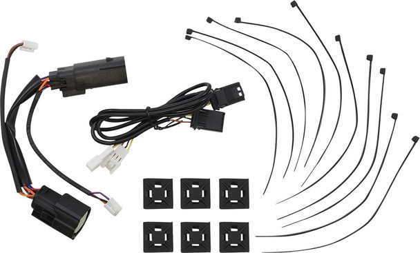  CUSTOM DYNAMICS Marker Light - Saddlebag - Red - Chrome CD-SB-SIDE-RC 