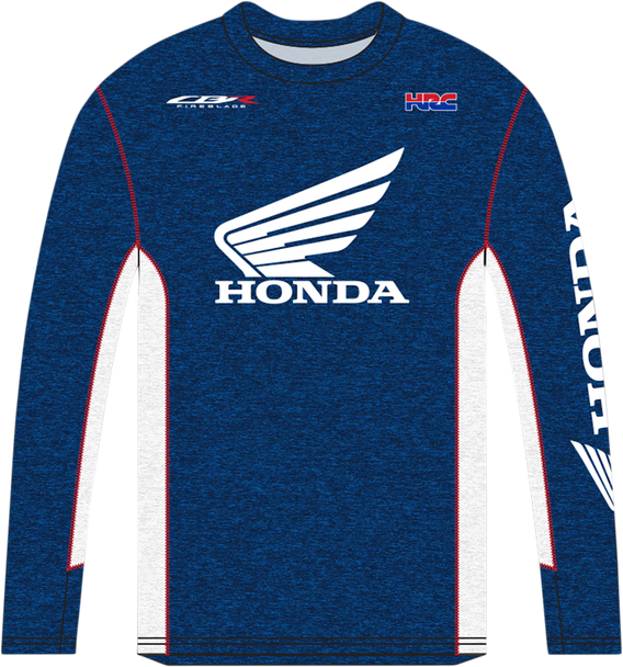 HONDA APPAREL Honda HRC Long-Sleeve T-Shirt - Navy/White - 2XL NP21S-M2482-2X
