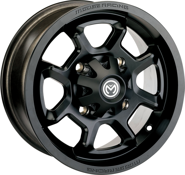 MOOSE OFFROAD Wheel - 415X - Rear - Black - 12x8 - 4/156 - 4+4 415MO128156MB4 MOOSE OFFROAD Wheel - 415X - Rear - Black - 12x8 - 4/156 - 4+4 415MO128156MB4