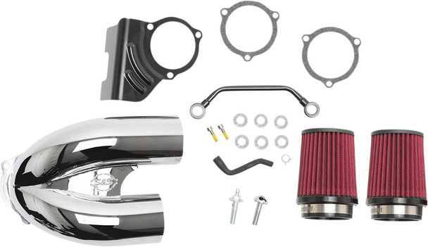  S&S CYCLE Tuned Induction Air Cleaner Kit - Chrome 170-0636A 