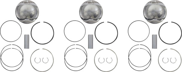 WOSSNER Wossner Piston Kit 73.94 mm Ski-Doo 900 ACE 2017-2025 K7509DA-3 