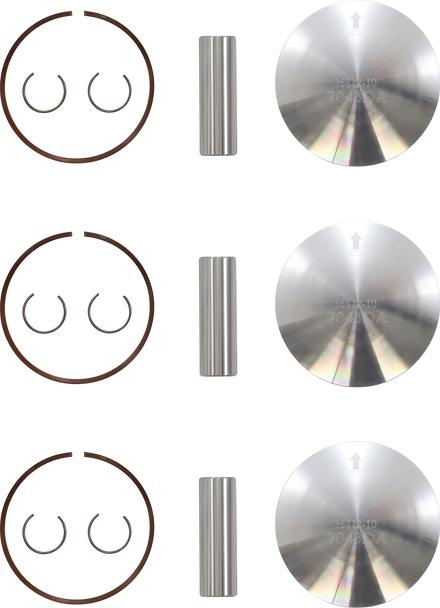 WOSSNER Piston Kit - 71.87 mm - Polaris K7043DA-3