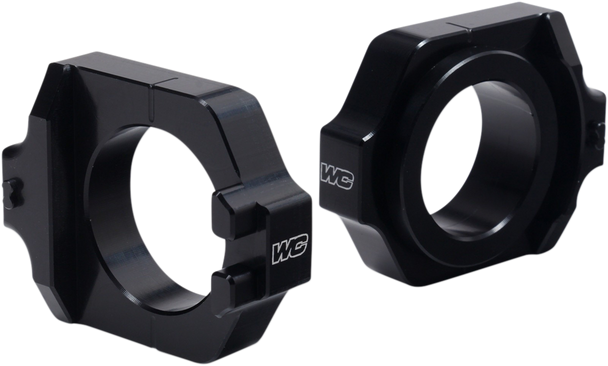 WORKS CONNECTION Elite Axle Block - Black - Honda 17-230