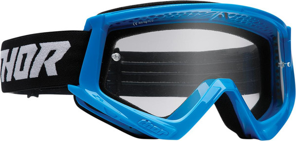  THOR Combat Goggles - Racer - Blue/Black 2601-2703 