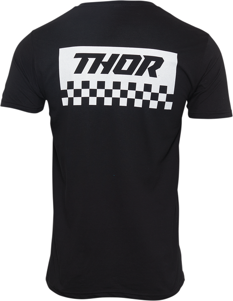 THOR Checkers T-Shirt - Black - Small 3030-21110