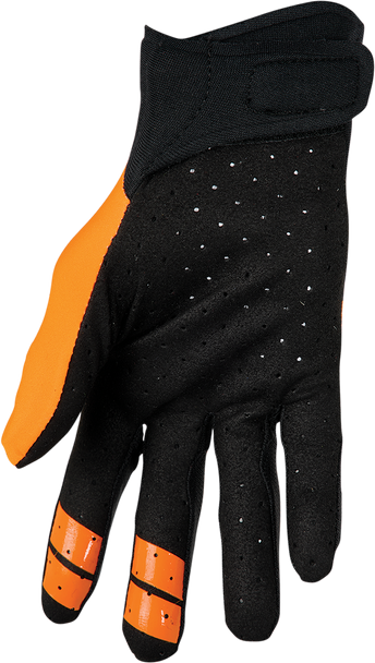 THOR Agile Hero Gloves - Orange/Black - Large 3330-6701