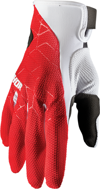 THOR Draft Gloves - Red/White - Medium 3330-6524