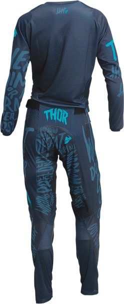 THOR Women's Pulse Counting Sheep Pants - Aqua/Midnight - 5/6 2902-0284