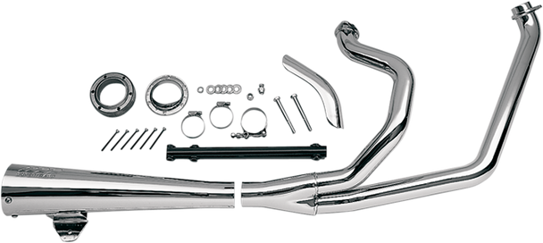 SUPERTRAPP 2:1 Exhaust - Chrome 828-77470