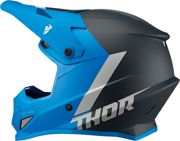 THOR Sector Helmet - Chev - Blue/Light Gray - 2XL 0110-7333