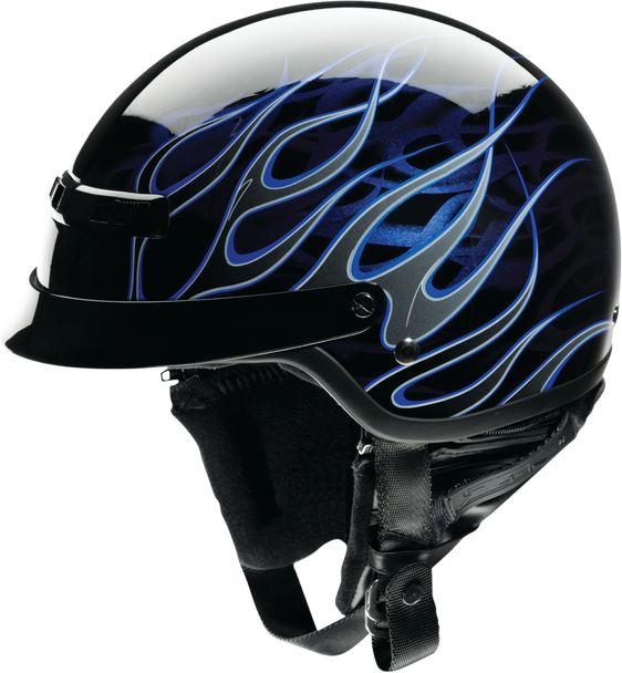 Z1R Nomad Helmet - Hellfire - Black/Blue - 2XS 0103-0666