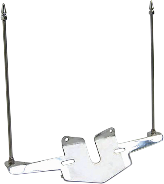 RIVCO PRODUCTS Double Flag Holder - License Plate Mounted FH500