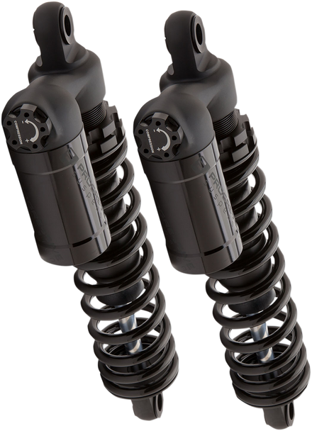 PROGRESSIVE SUSPENSION 970 Series Piggyback Shocks - Gloss Black/Matte Black - 13.00" 970-1006B