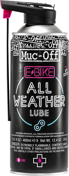 MUC-OFF USA Ebike All-Weather Lube - 13.5 U.S. fl oz. - Aerosol 1115US