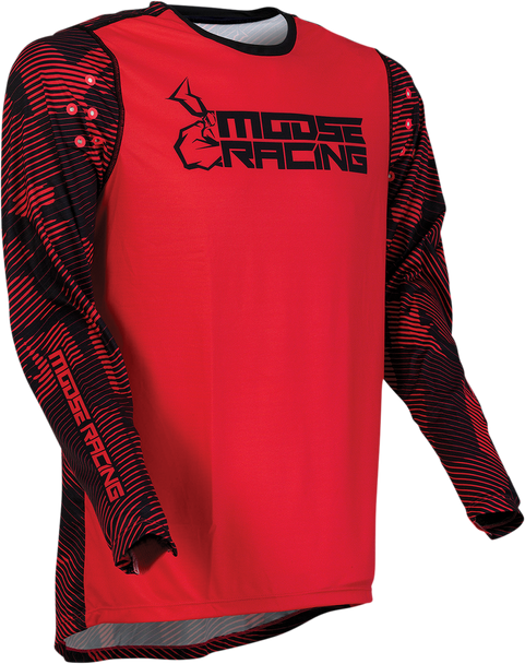MOOSE RACING Agroid Jersey - Red/Black - 2XL 2910-6402