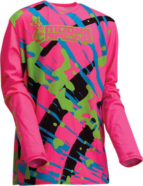 MOOSE RACING Youth Agroid Jersey - Pink - XL 2912-2096