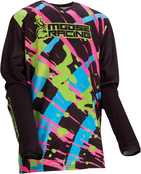 MOOSE RACING Youth Agroid Jersey - Black - Small 2912-2088