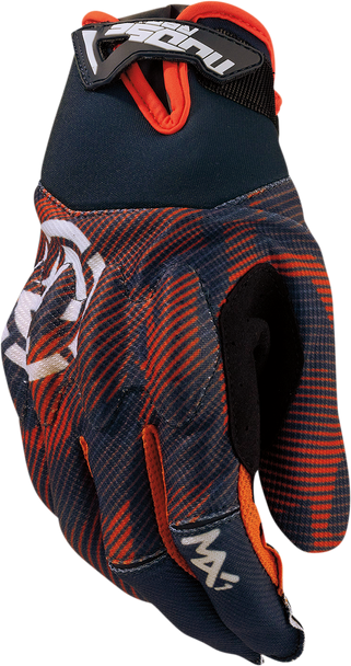 MOOSE RACING MX1* Gloves - Gray/Orange - 2XL 3330-7068