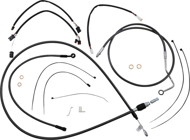  MAGNUM SHIELDING Black Pearl* Designer Handlebar Installation Kit 4871141 